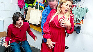 Mom’s Shameful Cavity Search Turns Into Rough Gangbang as Stepson Watches