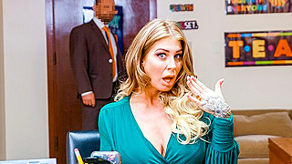 PAWG MILF Sucks Off Naive Principal After He Catches Her Son Cheating