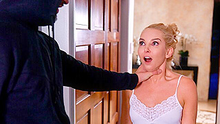 Creepy Caller Ambushes Lonely Blonde, Ravaging Her Until She’s Begging For More