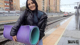 MILF Gets Pounded Hard In Her Tight Brunette Hole