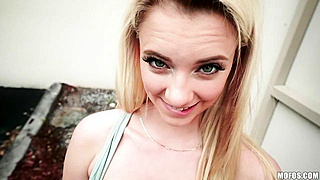 Shy MILF Turns Into A Greedy Slut, Flashing Tits And Taking Stranger’s Cock For Cash