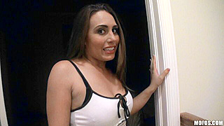 Maid Sucks Boss’s Thick Cock Before Taking A Rough Creampie In Her Tight Pussy