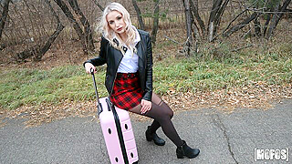 Throat-Fucking Scene With This Insanely Hot Blonde From A Stranded Teens Flick