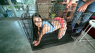 Tiny MILF's Huge Ass Teases, Gets Pounded, And Creampied On Her Lips