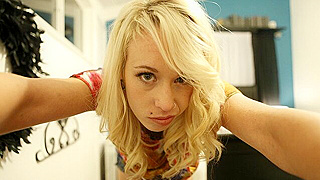 Webcam Tease Turns Into Deep Throat Frenzy As She Chokes On His Thick Cock